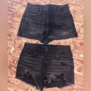 Lot of 2 American eagle distressed shorts, nwot, matches everything!!